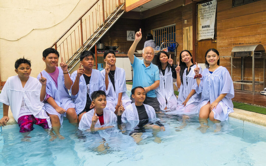 Nio ungdomar har låtit döpa sig!
